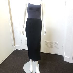 Vintage Thierry Mugler Black Pleated Skirt